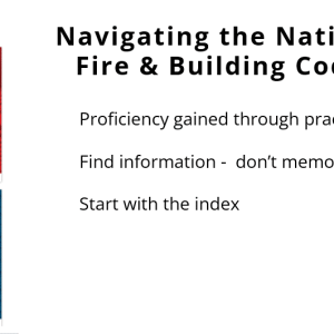 Navigating the National Fire and Building Codes
